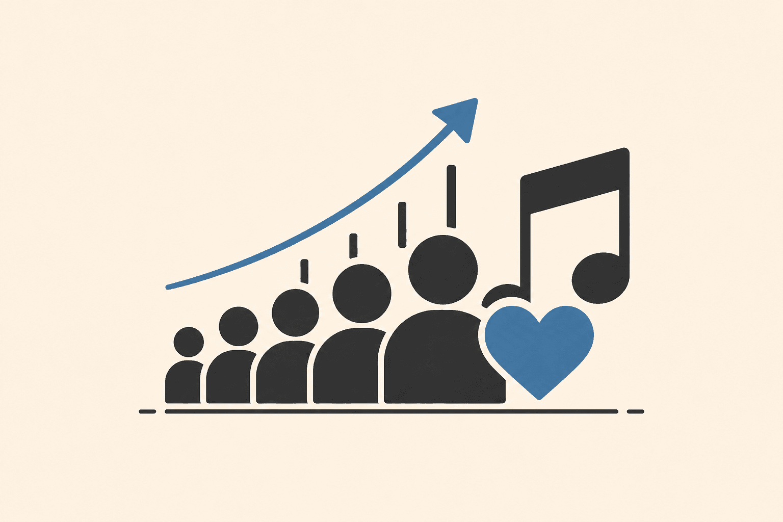 Illustration: a growing, engaged fanbase