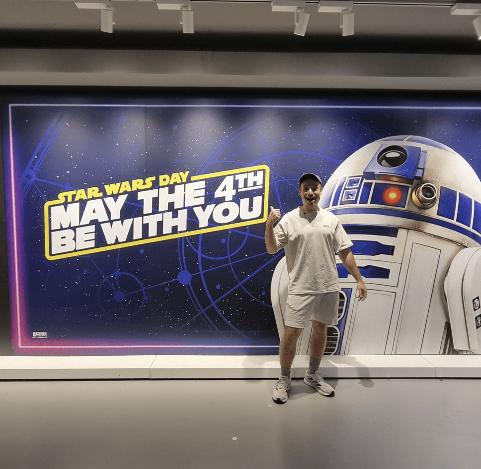 Finch at a Star Wars Day event